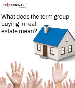 What does the term group buying in real estate mean?