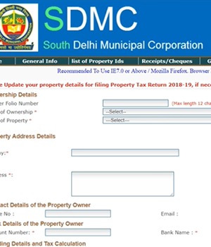 How to pay property tax in Delhi