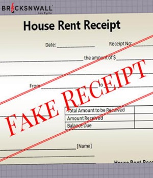 Detail about Fake Rent receipt and its consequences