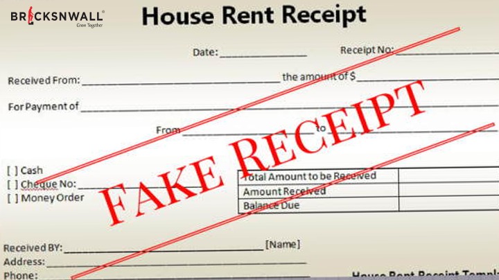 Detail about Fake Rent receipt and its consequences