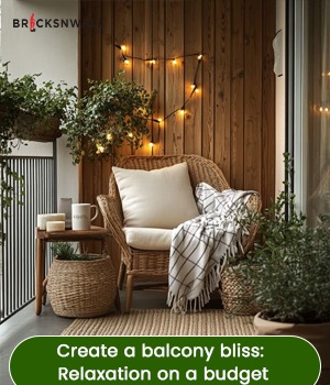 Create a balcony bliss: Relaxation on a budget