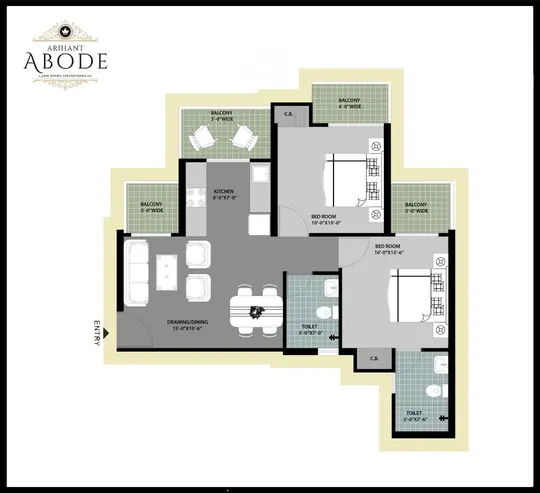 Arihant Abode Floor Plan 1