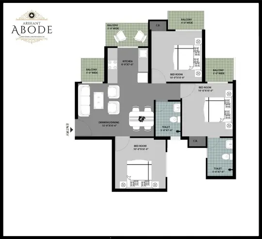 Arihant Abode Floor Plan 2