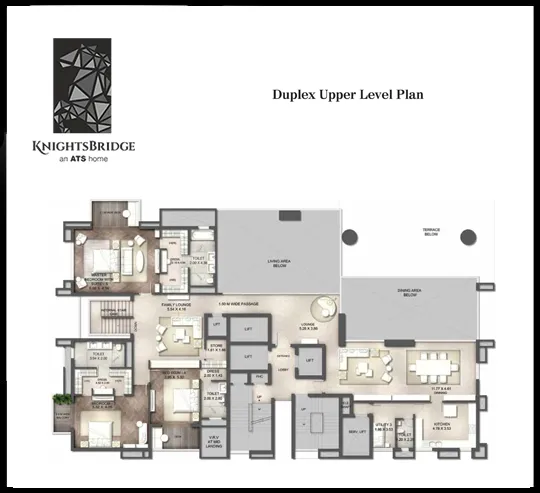 ATS Knightsbridge Duplex Upper level