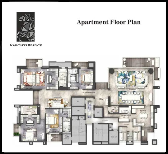 ATS Knightsbridge Apartment Floor plan
