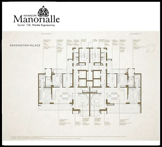 mahagun manorialle floor plan 1