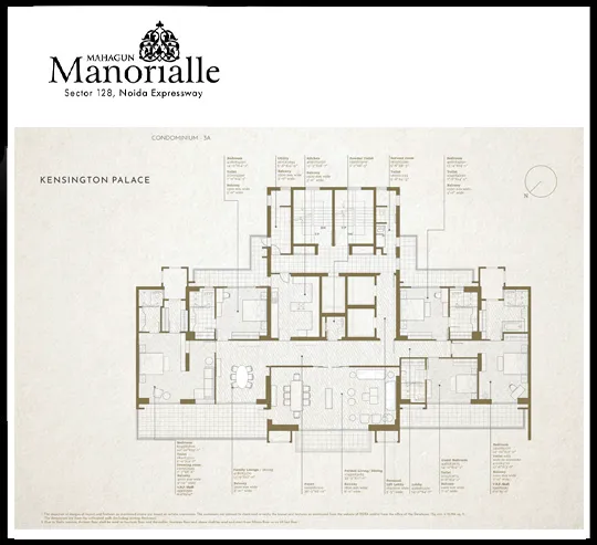 mahagun manorialle floor plan 3