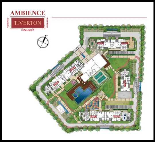 Ambience Tiverton Site Map
