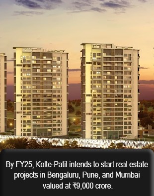 Kolte-Patil intends to start real estate projects in Bengaluru, Pune, and Mumbai valued at ?9,000 crore