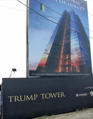 Tribeca Developers are developing up to five Trump Tower buildings in India