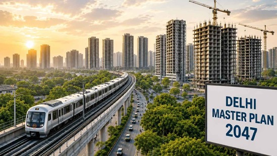 Delhi Master Plan 2047: 40 lakh residences to be built, affordable housing & metro expansion priority with 100+ floor skyscrapers