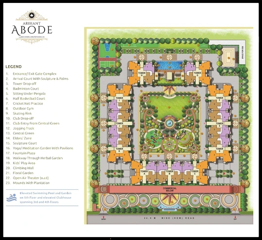 Arihant Abode Site map