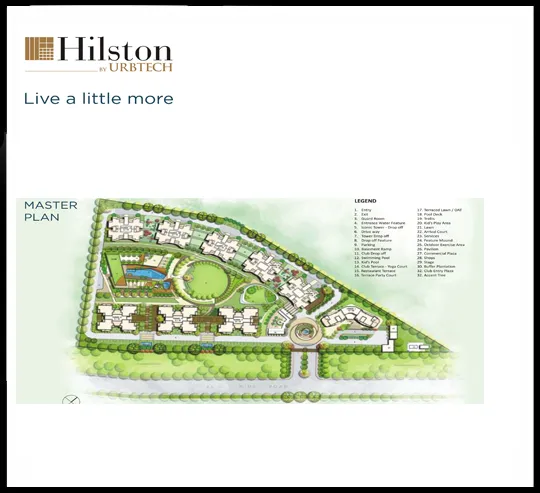 Urbtech Hilston Site map